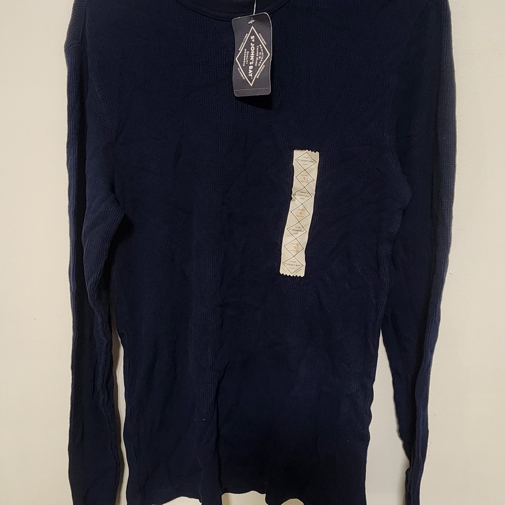St. John's Bay Dark Blue Long Sleeve Tee